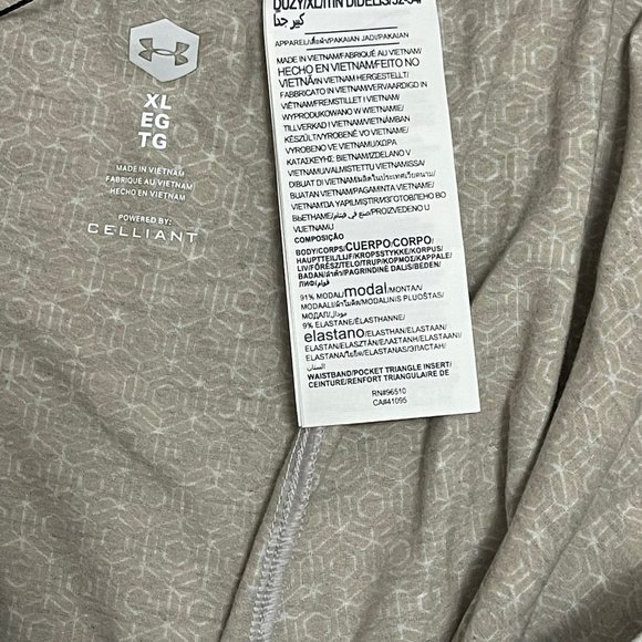 Under Armour Athlete Recovery Mens Celliant Sleeper Pants Grey Size XL - Picture 8 of 11